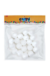 Puti Köpük Top 20'li Paket 3 cm - Puti