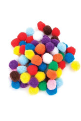 Puti Ponpon Karışık Renk 00251 - Inox