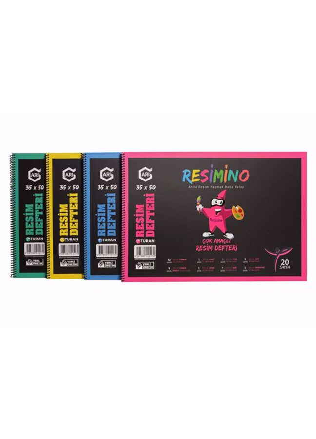 Resimino Çok Amaçlı Resim Defteri 25 X 35 Cm 