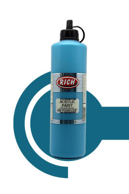 Rich Akrilik Boya Turkuaz 500 cc - 1