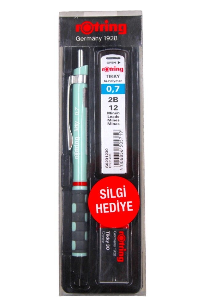 Rotrıng Opal Mavi Tıkky 0.7mm Kalem+min+silgi Set