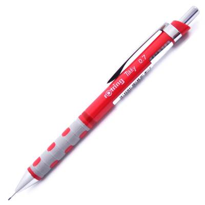 Rotring Tikky 0.7 Kırmızı Versatil Mekanik Uçlu Kalem - 1