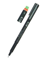 Rubenis Asetat Kalemi (M) Siyah Silgili - Rubenis