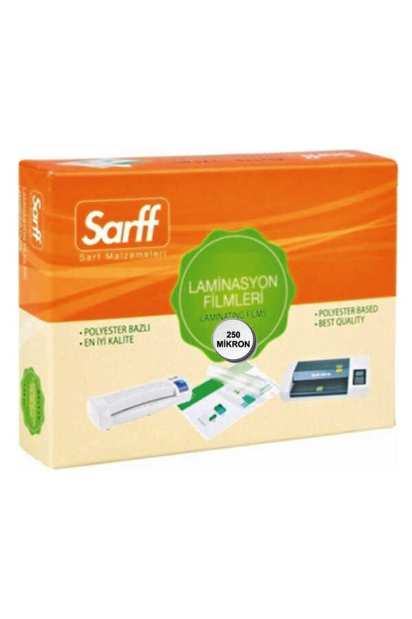 Sarff 125 Mic Polyester Kaplama Malzemesi 54 X 86 Cm