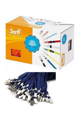 Sarff Kart Askı İpi Lacivert Metal Klipsli - Sarff