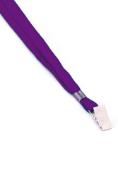 Sarff Kart Askı İpi Mor Metal Klipsli - Sarff