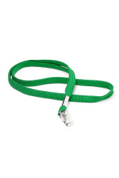 Sarff Kart Askı İpi Yeşil Metal Klipsli - Sarff