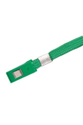 Sarff Kart Askı İpi Yeşil Plastik Klipsli - 1