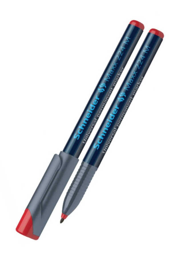 Schneider 220 S Kırmızı Asetat Kalemi 