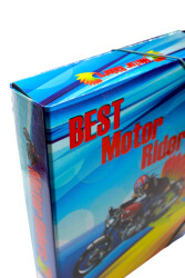 Seven Motor Sürücüsü Figürlü Lastikli Öğrenci Kutu Klasör 2077 - 2