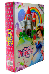 Seven Prenses Figürlü Lastikli Öğrenci Kutu Klasör 2077 - 1