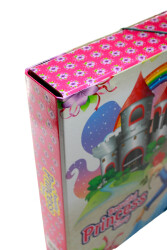 Seven Prenses Figürlü Lastikli Öğrenci Kutu Klasör 2077 - 2