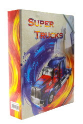 Seven Tır Figürlü Lastikli Öğrenci Kutu Klasör 2077 - Seven