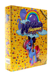 Seven Yansıma Figürlü Lastikli Öğrenci Kutu Klasör 2077 - Seven