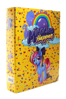 Seven Yansıma Figürlü Lastikli Öğrenci Kutu Klasör 2077 - 3