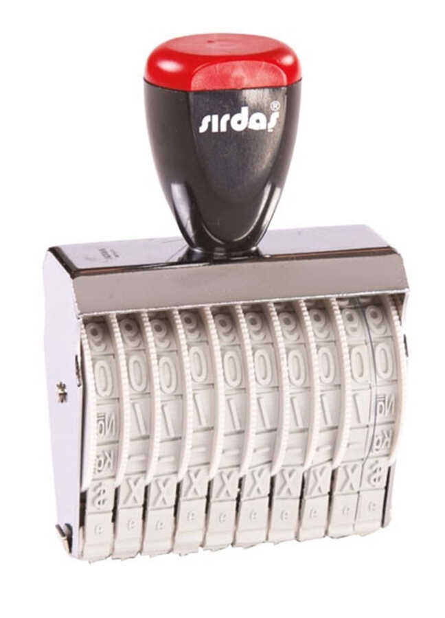 Sırdaş 15910 10 Haneli Numaratör 9 Mm