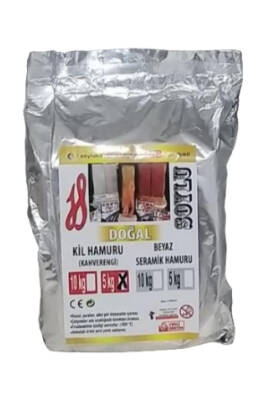 Soylu Doğal Kil Hamuru Kahverengi 5 Kg - 1