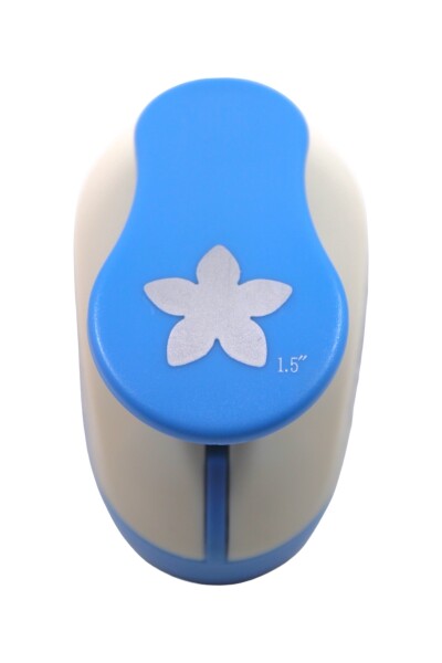 Kırtasiye Ofisi Bs124 Delgeç Şekilli Maxi Çiçek 5 Dal Basım Çapı : 3.8 cm - 1