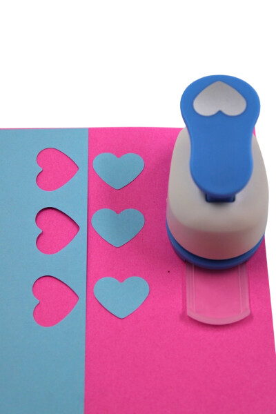 Delgeç Şekilli Büyük Boy Kalp Basım Çapı : 2.5 cm - 6