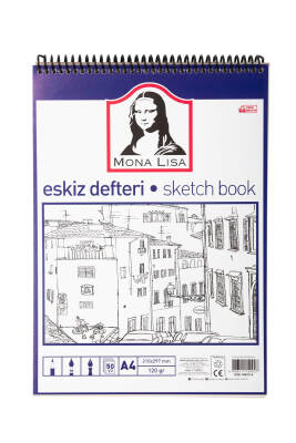 Südor Mona Lisa Eskiz Defter 50 Yaprak A4 120 gr Mn13-4 - 1