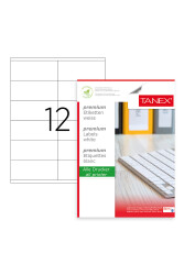 Taneks Lazer Etiket 105 x 46 mm Tw-2512 - Taneks