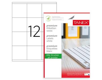 Taneks Lazer Etiket 105 x 48 mm Tw-2612 - 1
