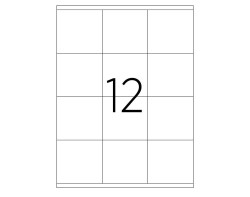 Taneks Lazer Etiket 105 x 48 mm Tw-2612 - 2