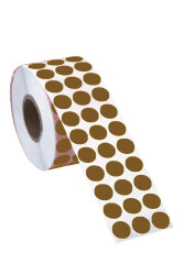 Taneks Kahve Nokta Etiket 5000'li 10 mm - Taneks