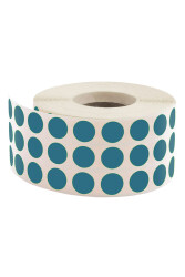 Taneks Mavi Nokta Etiket 5000'li 10 mm - Taneks