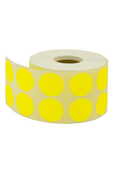 Taneks 25 mm Sarı Nokta Etiket 2500 Lü - Taneks