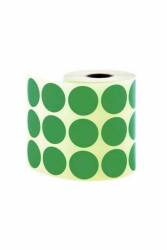 Taneks Yeşil Nokta Etiket 2000'li 30 mm - Taneks