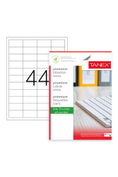 Taneks Lazer Etiket 48.5 x 25.4 mm Tw-2044 - Taneks
