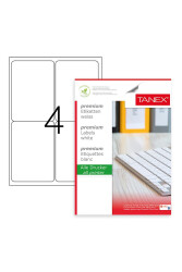 Taneks Lazer Etiket 4'lü 99.1 x 139 mm Tw-2004 - Taneks