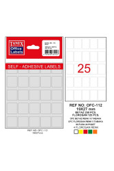 Taneks Poşet Etiket 19 x 27 mm Ofc-112 - Taneks