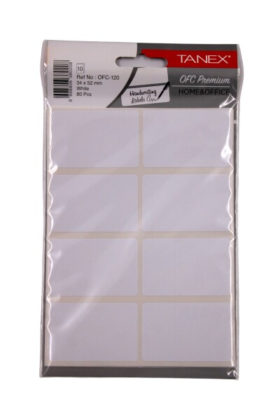 Taneks Poşet Etiket 52 x 34 mm Ofc-120 - 1