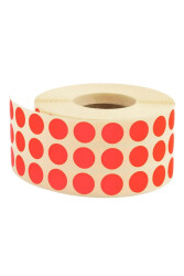 Taneks Turuncu Nokta Etiket 5000'li 10 mm - Taneks