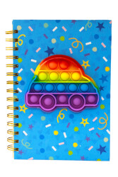 Taros A5 Pop-İt Sert Kapak Defter 6393 Mavi Araba - Taros