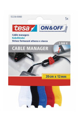 Tesa On Off Kablo Organizatörü Renkli 55236 - Tesa