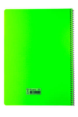 Ticon A4 60 Yaprak Kareli Spiralli Plastik Kapak Defter - 2