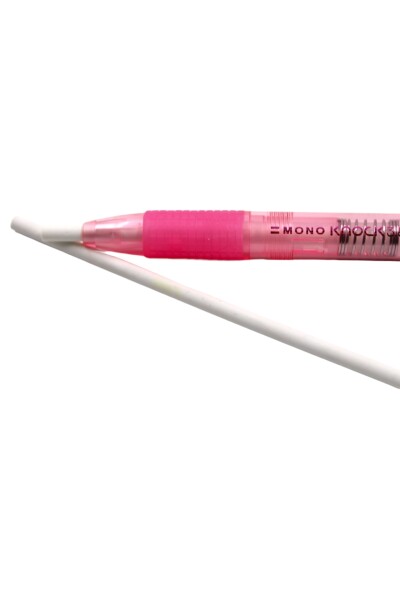 Tombow Mono Knock Eh-Ke Kalem Silgi Şeffaf Pembe 1 Adet Silgi Hediyeli - 3