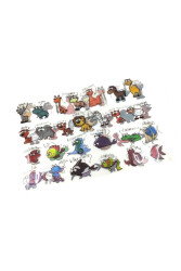 Topkey A4 Desenli Çıtçıtlı Dosya - 2