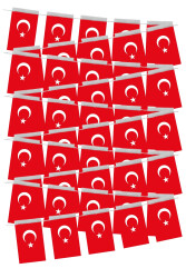 Türk Bayrağı İpli 50'li Büyük Boy (5'li Set) - Kırtasiye Ofisi