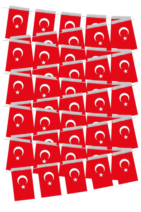 Türk Bayrağı İpli 50