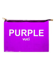 Vuki A4 Fermuarlı Dosya Mor 105 - Vuki