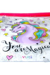 Vuki A4 Sulu Fermuarlı Şeffaf Dosya Vk-0073-02 Unıcorn - 4