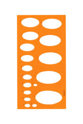 Yıldızlar Daire Şablonu Elipsli Küçük - Yıldızlar