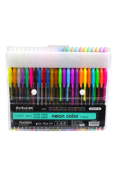 Kırtasiye Ofisi Zuixua 48 Li Set Roller Pen Cnr-153 - 1